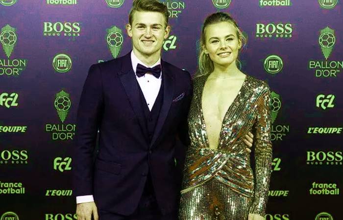 Matthijs de Ligt and his girlfriend Annekee Molenaar