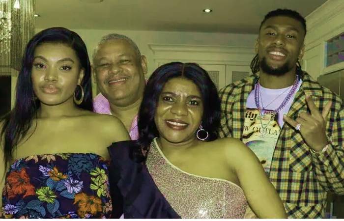 Alex iwobi and family, Father, Mother and sister