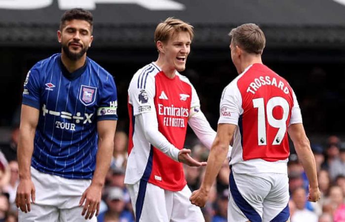 Ipswich Town vs arsenal highlights 
